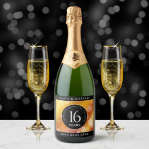 Elegant 16:e årsdagen för Golden Topaz Bröllop