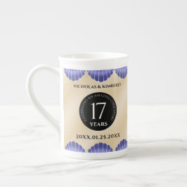 Elegant 17:e Snäckorna Bröllop-årsdagen Benporslin Mugg