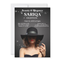 "Elegant 18:e födelsedag - skönhet och nåd