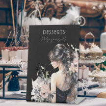 Elegant 18:e födelsedagstecknet Bord pedestal