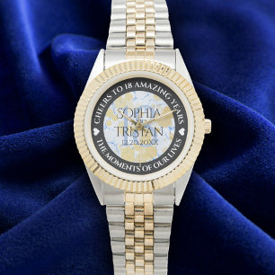 Elegant 18:e Porcelain Bröllop-årsdagen Armbandsur