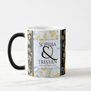 Elegant 18:e Porcelain Bröllop-årsdagen Magisk Mugg