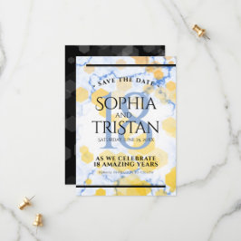 Elegant 18:e Porcelain Bröllop-årsdagen Spara Datumet