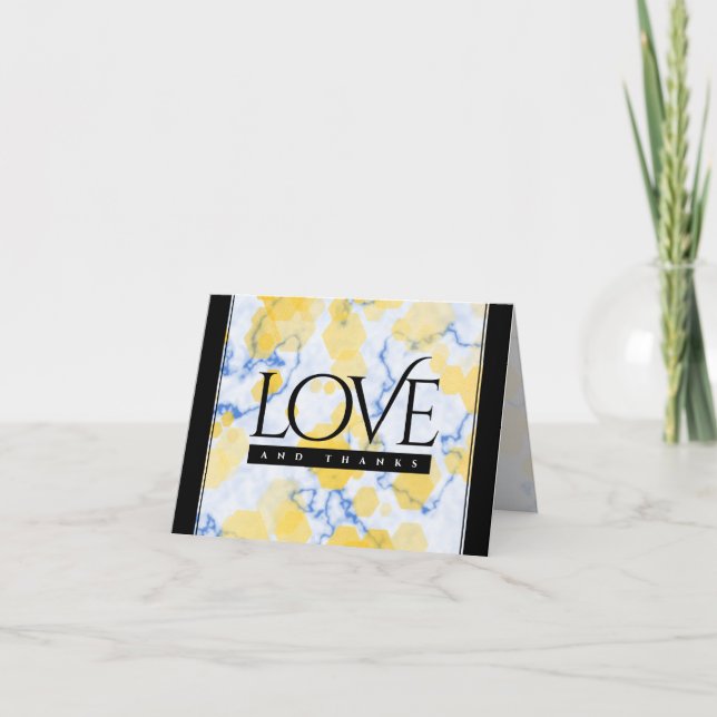 Elegant 18:e porslinsbröllopsdag tack kort (Framsida)