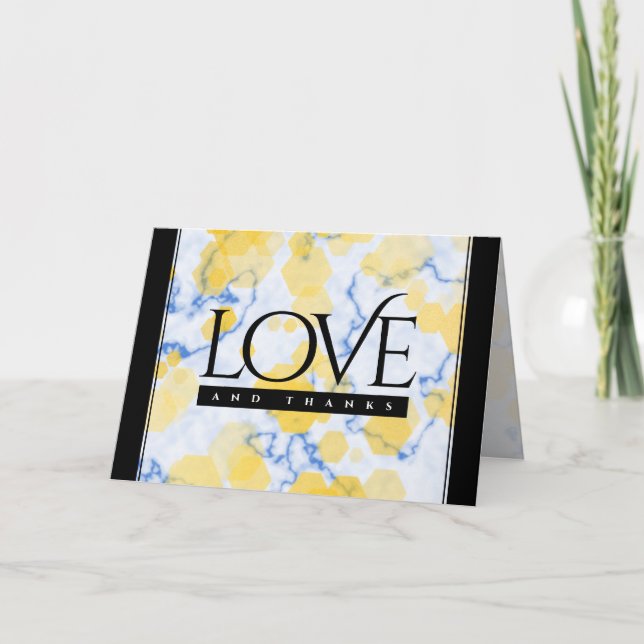 Elegant 18:e porslinsbröllopsdag tack kort (Framsida)