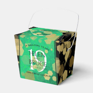Elegant 19:e Jade Bröllop-årsdagen Firande Presentaskar