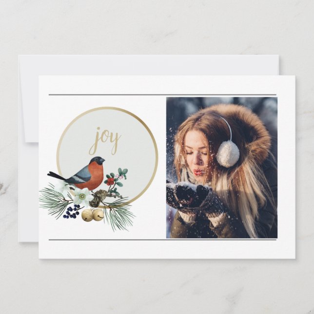 Elegant 1 Photo Winter Robin, JOY Jul (Framsida)