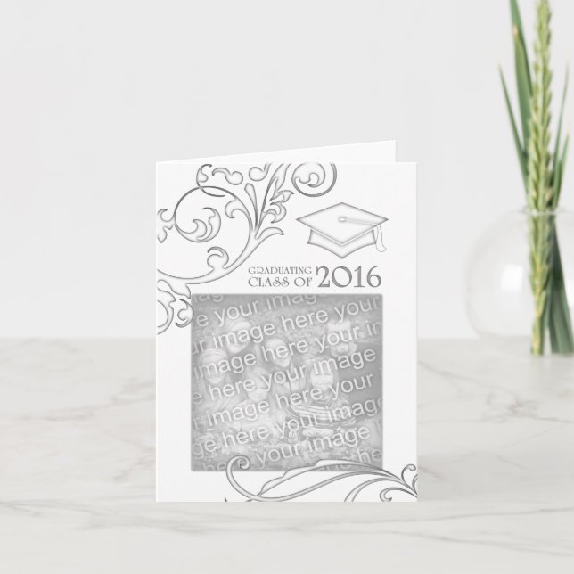 elegant 2016 studenten inbjudan (Framsida)