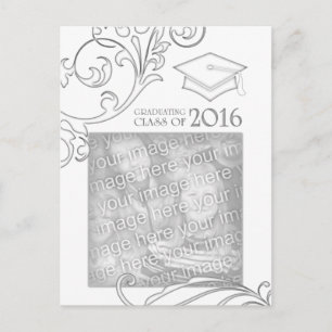 elegant 2016 studenten meddelande vykort
