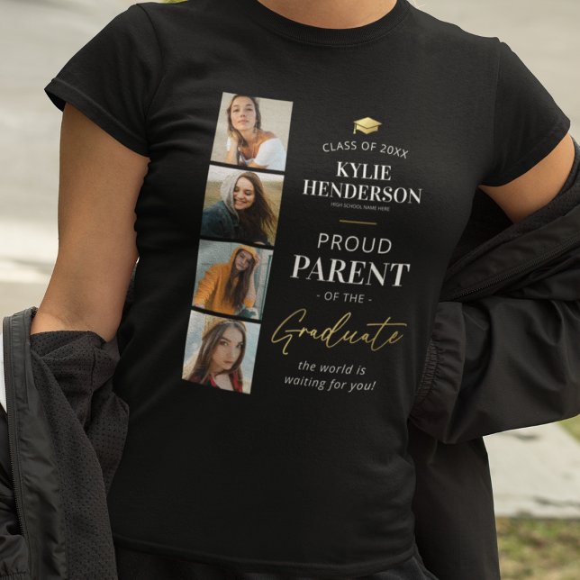Elegant 2025 Studenten Photo T-Shirt (Skapare uppladdad)