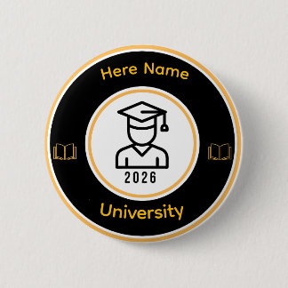 Elegant 2026 Examenspresent | Personlig guldstämpe Knapp