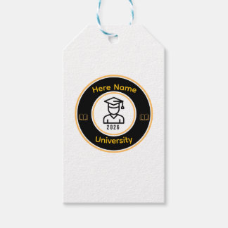 Elegant 2026 Graduate | Personalized Gold Seal Presentetikett
