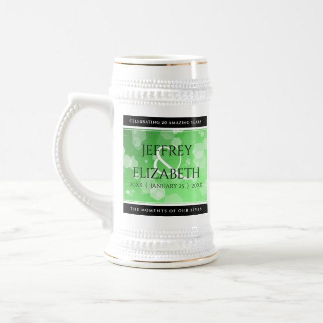 Elegant 20:e 38:e 55:e annonsdagen i Bröllop Sejdel (Vänster)