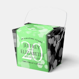 Elegant 20:e Smaragd Bröllopsjubileum Presentaskar