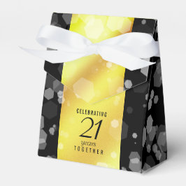 Elegant 21:a Brass Bröllop-årsdagen Firande Presentaskar