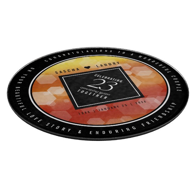 Elegant 23:e Imperial Topaz Bröllop-årsdagen (Hörn)