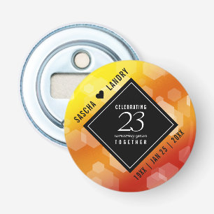 Elegant 23:e Imperial Topaz Bröllop-årsdagen Flasköppnare