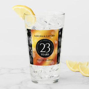 Elegant 23:e Imperial Topaz Bröllop-årsdagen Glaskopp