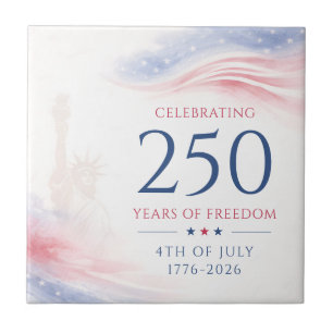 Elegant 250-årsjubileum för amerikansk självständi kakelplatta