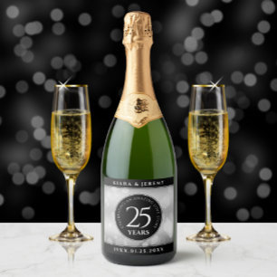 Elegant 25:e årsdagen Silver Bröllop