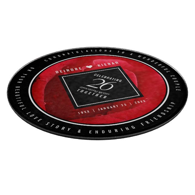 Elegant 26:e årsdagen för Firande vid Bröllop i Ro (Hörn)