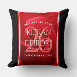 Elegant 26:e årsdagen för Firande vid Bröllop i Ro Kudde