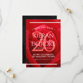 Elegant 26:e årsdagen för Firande vid Bröllop i Ro Spara Datumet