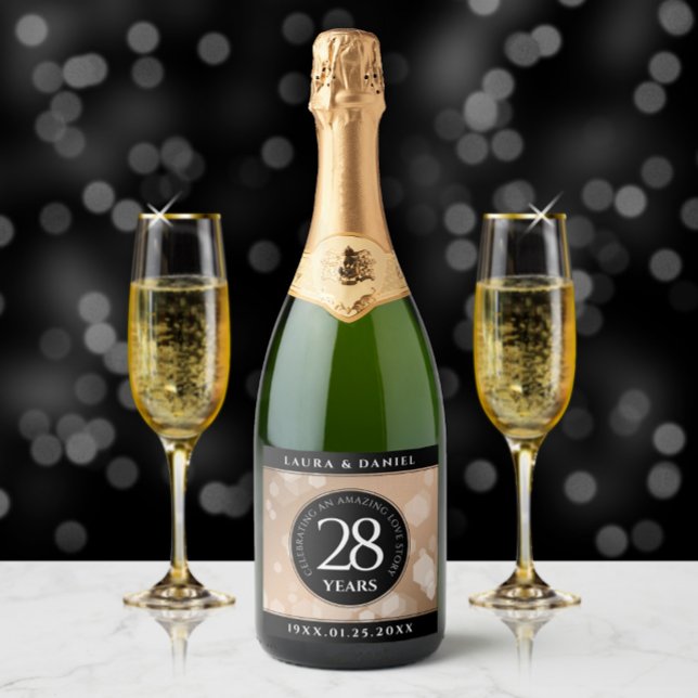 Elegant 28:e Linen Bröllop-årsdagen Firande (Skapare uppladdad)