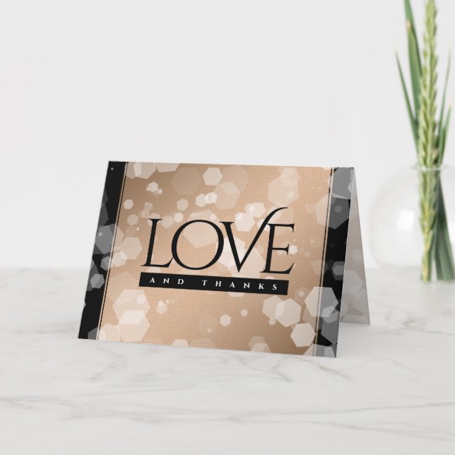 Elegant 28:e Linen Bröllop-årsdagen Firande Tack Kort (Framsida)