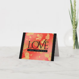 Elegant 29:e årsdagen för Garnet Bröllop Tack Kort