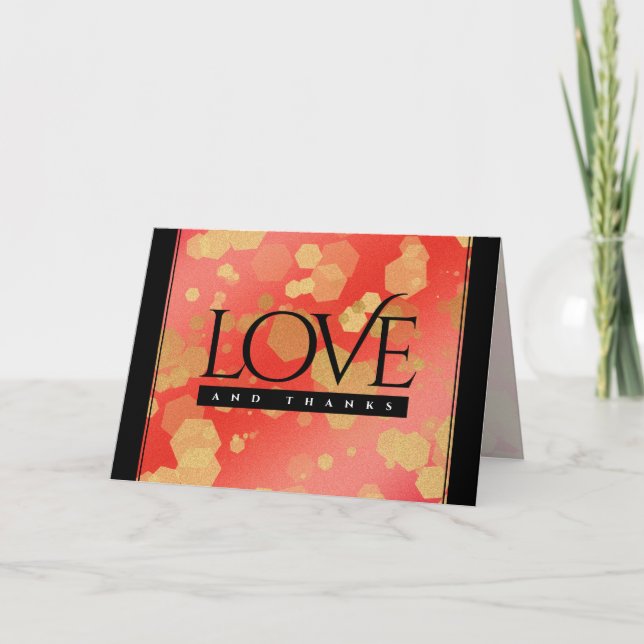 Elegant 29:e årsdagen för Garnet Bröllop Tack Kort (Framsida)