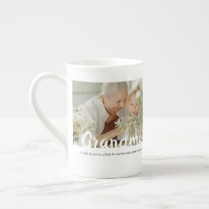 Elegant 2 Foto Mormor Benporslin Mugg