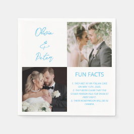 Elegant 2 Fotoenkla par Roligtar Bröllop Pappersservett