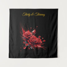 Elegant 30-årsdag - Rosor i blom