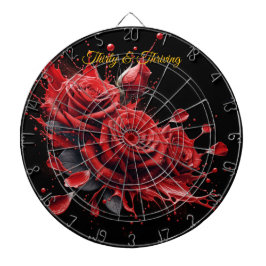 Elegant 30års födelsedag - Ro i Bloom Darttavla