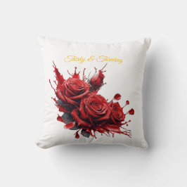 Elegant 30års födelsedag - Ro i Bloom Kudde