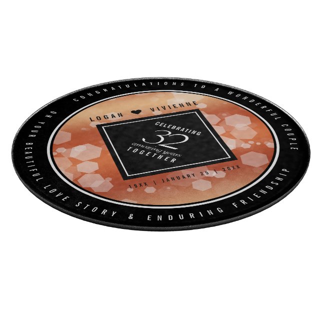 Elegant 32:a Bronze Bröllop-årsdagen (Hörn)