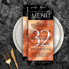 Elegant 32:a Bronze Bröllop-årsdagen Meny