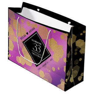 Elegant 33:e Amethyst Bröllop-årsdagen
