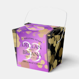 Elegant 33:e Amethyst Bröllop-årsdagen Presentaskar