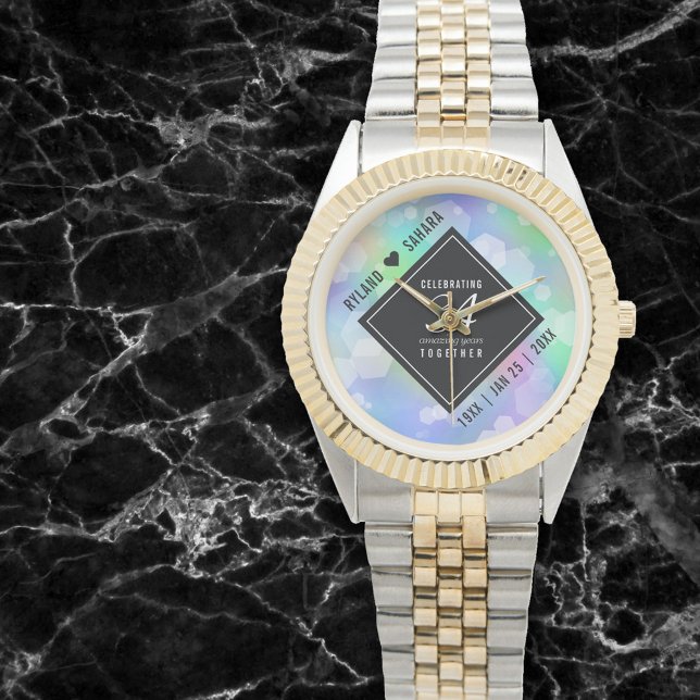 Elegant 34:e årsdagen för Opal Bröllop Firande Armbandsur (Skapare uppladdad)