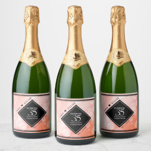 Elegant 35e Coral Bröllop-årsdagen Firande