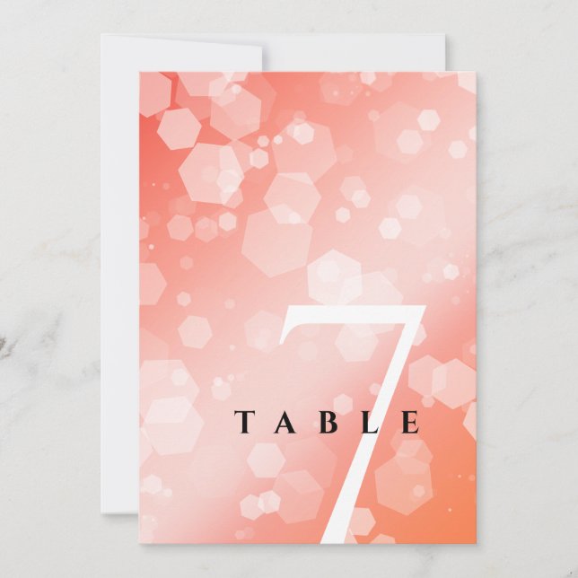 Elegant 35e Coral Bröllop-årsdagen Inbjudningar (Framsida)