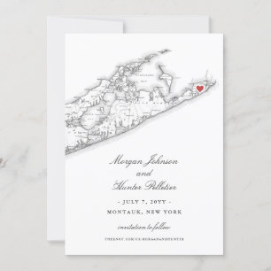 Elegant 360 Öster vid Montauk Downs Bröllop Spara Datumet
