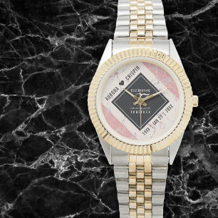 Elegant 37:e årsdagen för Alabaster Bröllop Armbandsur