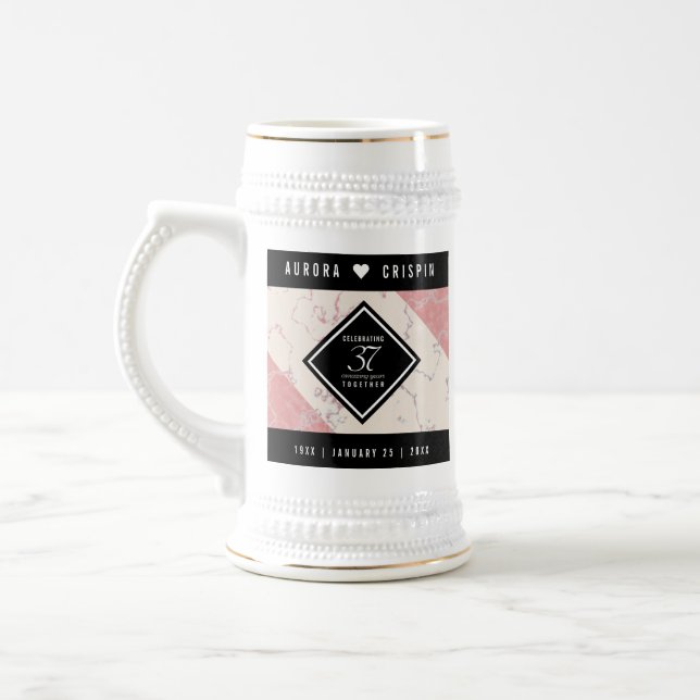 Elegant 37:e årsdagen för Alabaster Bröllop Sejdel (Vänster)