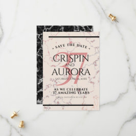 Elegant 37:e årsdagen för Alabaster Bröllop Spara Datumet