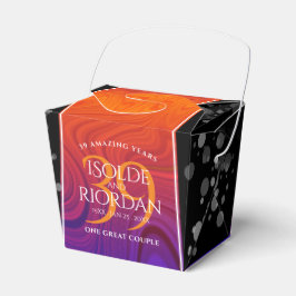 Elegant 39:e Agate Bröllop-årsdagen Presentaskar