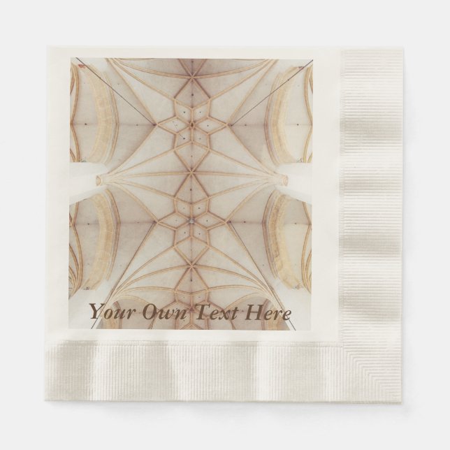 Elegant 3D Designer Coted Luncheon Papper Napkins Pappersservett (Framsidan)