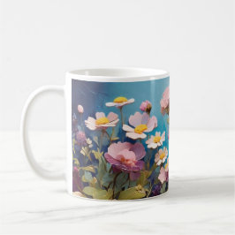 Elegant 3D Flowers Mugg